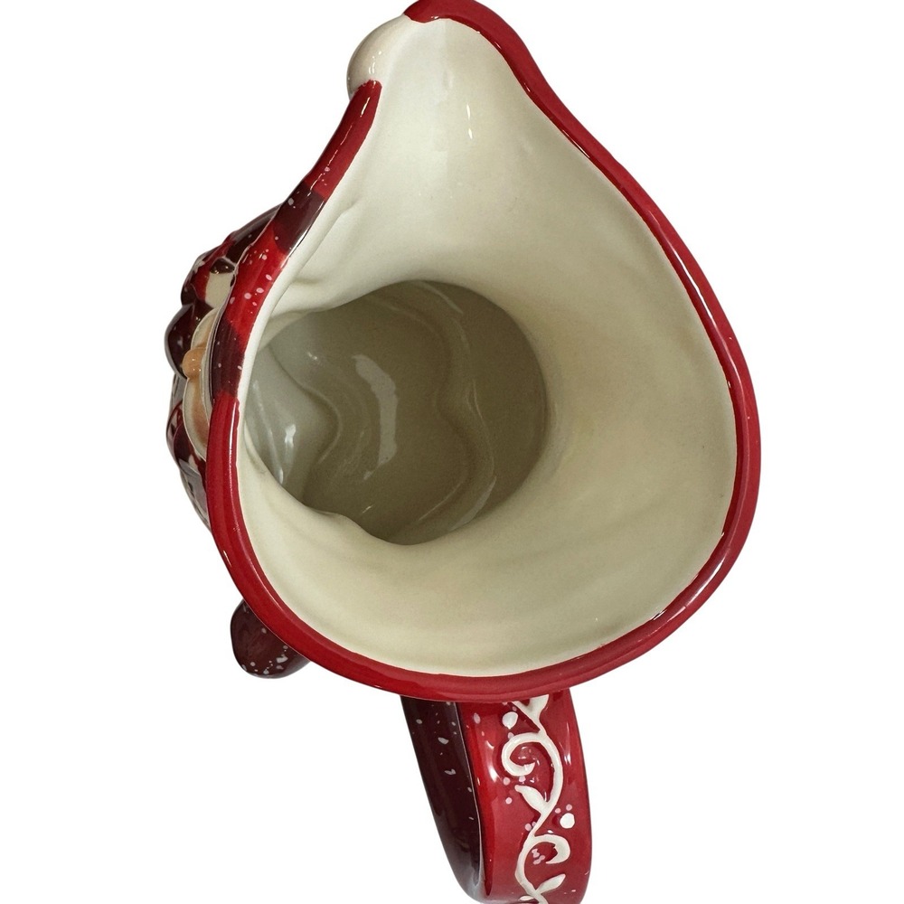 Bella Casa by Ganz Santa Claus Ceramic Christmas Pitcher 8.5" Holiday Decor - Picture 16 of 16